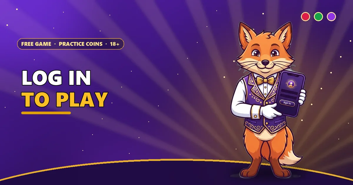 Fox mascot holding a phone sign-in screen for the Log In to 6E Club page
